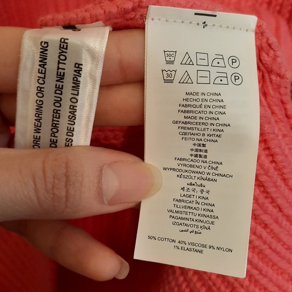 Michael Michael Kors Cotton Blend Sleeveless Turtleneck Sweater In Camila Rose - Picture 6 of 11